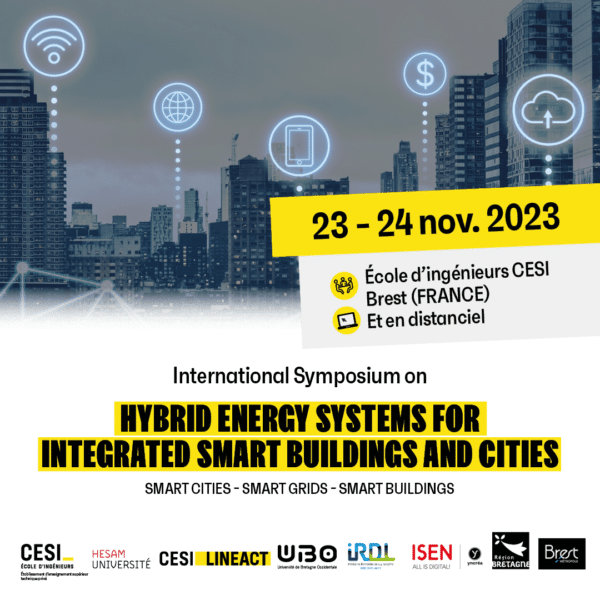 International Symposium : Hybrid energy systems for integrated smart buildings and cities - 23th and 24th of november 2023
